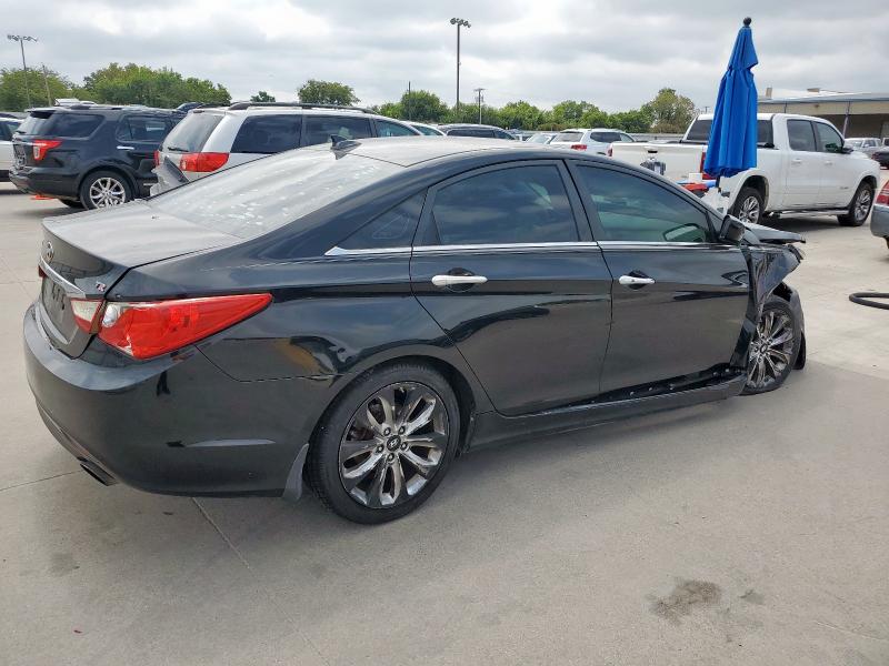 5NPEC4AB4CH353501 - 2012 HYUNDAI SONATA SE შავი ფოტო 3