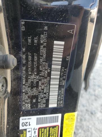 5TDYK3DC6GS721109 - 2016 TOYOTA SIENNA XLE 黑色 照片 14