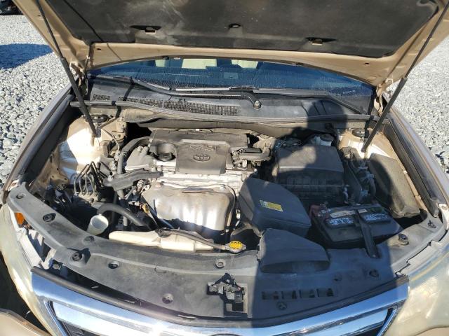 4T1BF1FK6CU174704 - 2012 TOYOTA CAMRY BASE GOLD photo 11