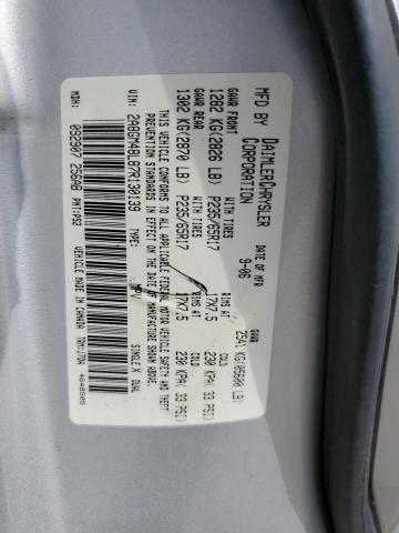 2A8GM48L87R130139 - 2007 CHRYSLER PACIFICA SILVER photo 13