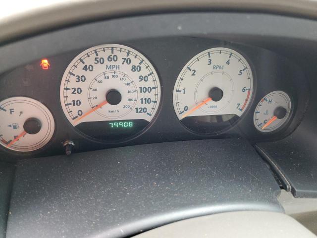 2A4GP54L16R704289 - 2006 CHRYSLER TOWN & COU TOURING ოქროსფერი ფოტო 9