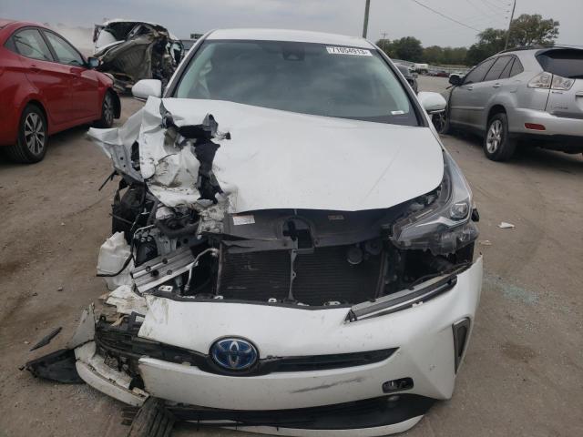 JTDL9MFU4M3030143 - 2021 TOYOTA PRIUS LE WHITE photo 5