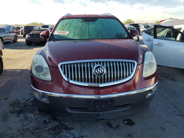 5GALRCED7AJ268315 - 2010 BUICK ENCLAVE CXL MAROON photo 5