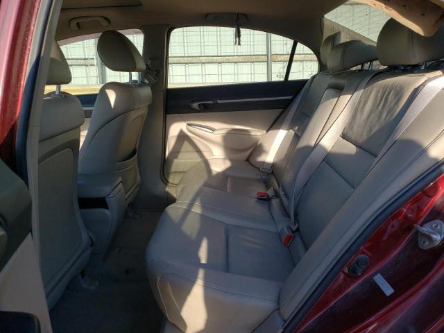 19XFA1F96AE052602 - 2010 HONDA CIVIC EXL MAROON photo 10