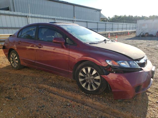 19XFA1F96AE052602 - 2010 HONDA CIVIC EXL MAROON photo 4