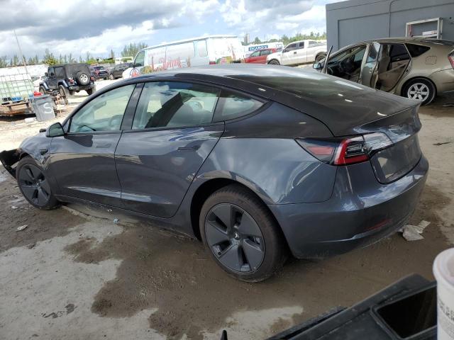 5YJ3E1EA7MF922455 - 2021 TESLA MODEL 3 GRAY photo 2