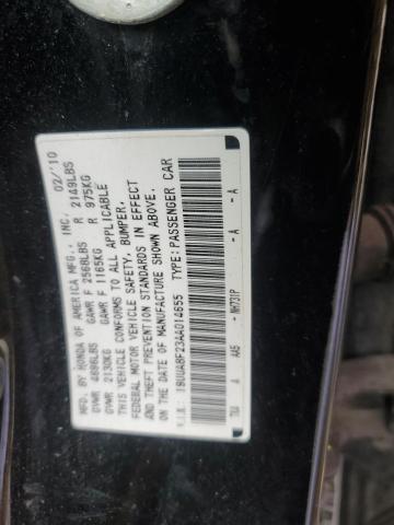 19UUA8F23AA014655 - 2010 ACURA TL BLACK photo 12