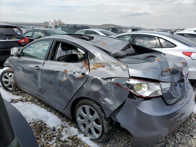 KMHDH4AE0CU485129 - 2012 HYUNDAI ELANTRA GLS GRAY photo 2