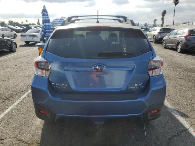 JF2GPBCC9FH284073 - 2015 SUBARU XV CROSSTR 2.0I HYBRID BLUE photo 6