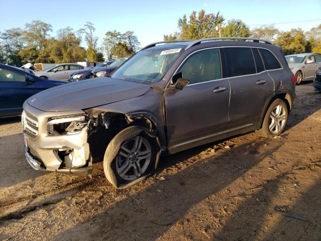 W1N4M4HB4NW187338 - 2022 MERCEDES-BENZ GLB 250 4MATIC GRAY photo 1