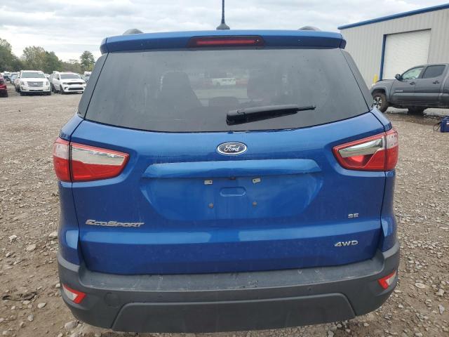 MAJ6S3GL5KC282617 - 2019 FORD ECOSPORT SE BLUE photo 6