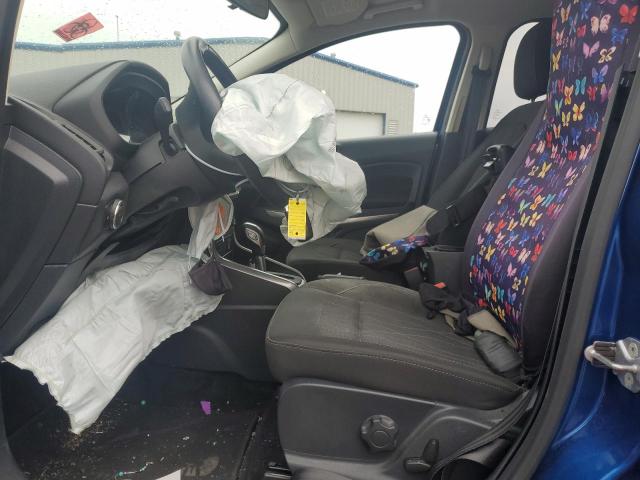 MAJ6S3GL5KC282617 - 2019 FORD ECOSPORT SE BLUE photo 7