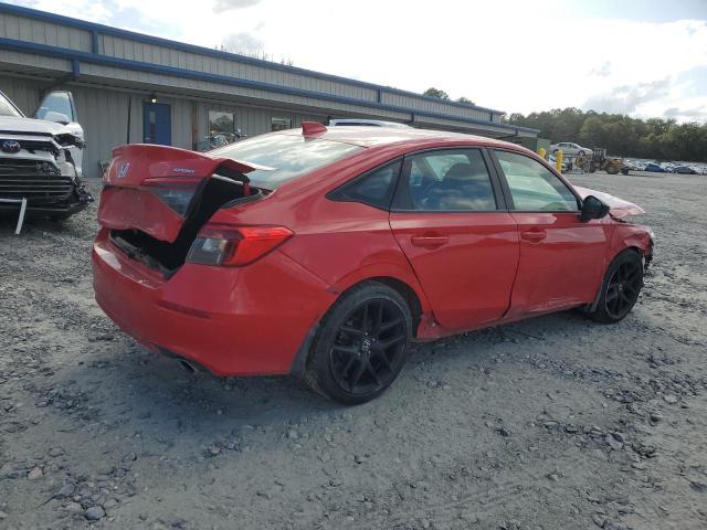 2HGFE2F5XNH584972 - 2022 HONDA CIVIC SPORT RED photo 3
