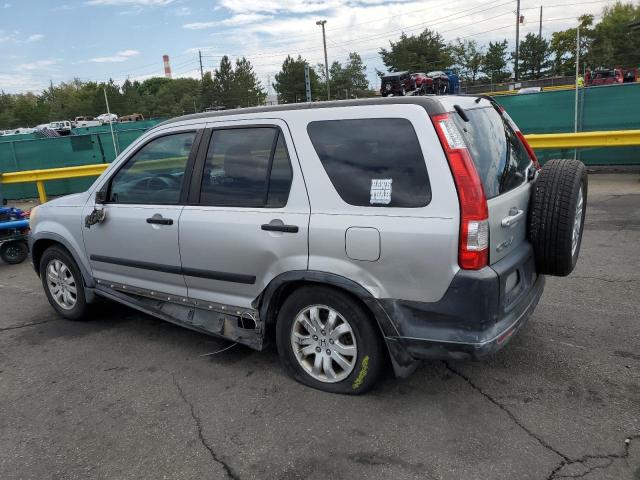 JHLRD78836C020963 - 2006 HONDA CR-V EX SILVER photo 2