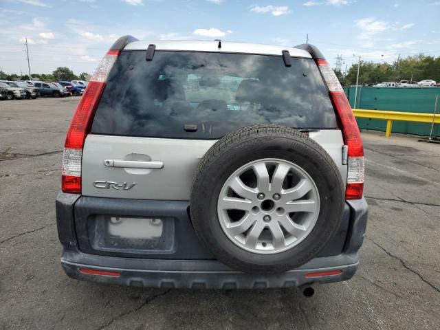 JHLRD78836C020963 - 2006 HONDA CR-V EX SILVER photo 6