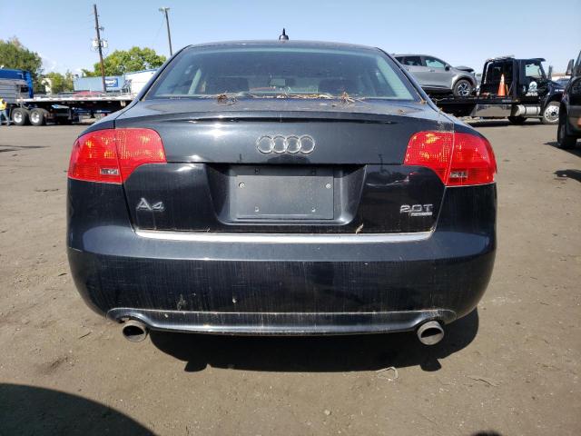 WAUDF78E08A151061 - 2008 AUDI A4 2.0T QUATTRO BLACK photo 6