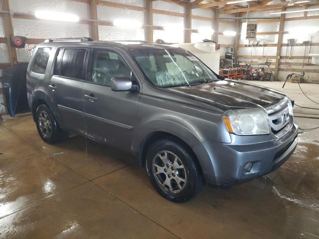 5FNYF4H71BB037623 - 2011 HONDA PILOT EXLN GRAY photo 4