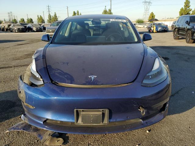5YJ3E1EA6NF115510 - 2022 TESLA MODEL 3 BLUE photo 5