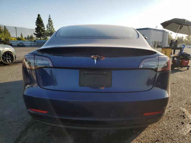 5YJ3E1EA6NF115510 - 2022 TESLA MODEL 3 BLUE photo 6