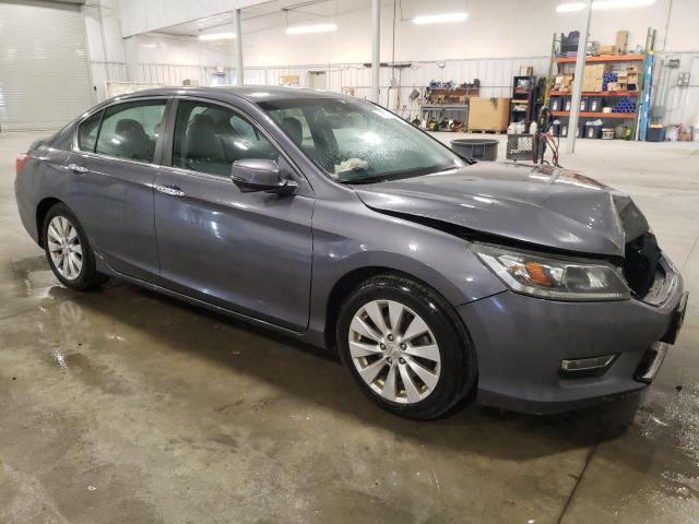 1HGCR2F85DA180685 - 2013 HONDA ACCORD EXL GRAY photo 4