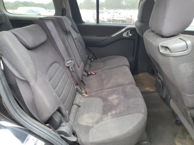 5N1AR18W76C629654 - 2006 NISSAN PATHFINDER LE BLACK photo 10