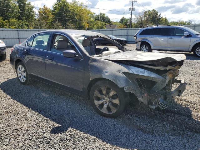 1HGCP26899A201017 - 2009 HONDA ACCORD EXL BLUE photo 4