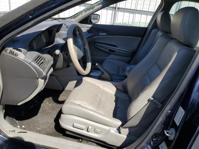 1HGCP26899A201017 - 2009 HONDA ACCORD EXL BLUE photo 7