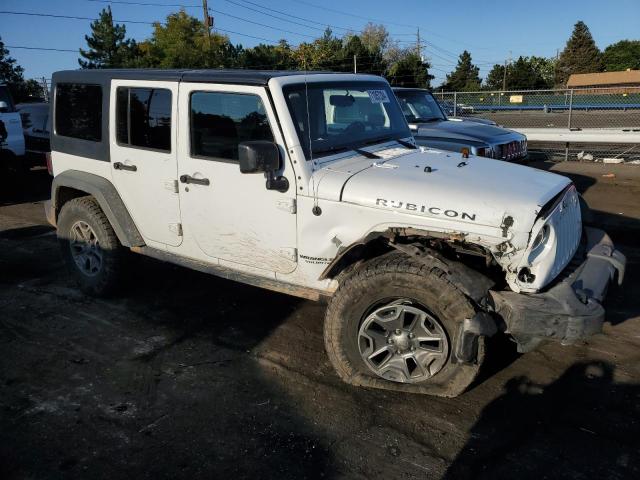 1C4BJWFG9EL314927 - 2014 JEEP WRANGLER RUBICON WHITE photo 4