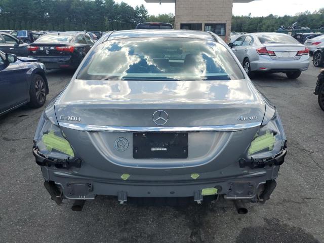55SWF4KB9FU061905 - 2015 MERCEDES-BENZ C 300 4MATIC SILVER photo 6