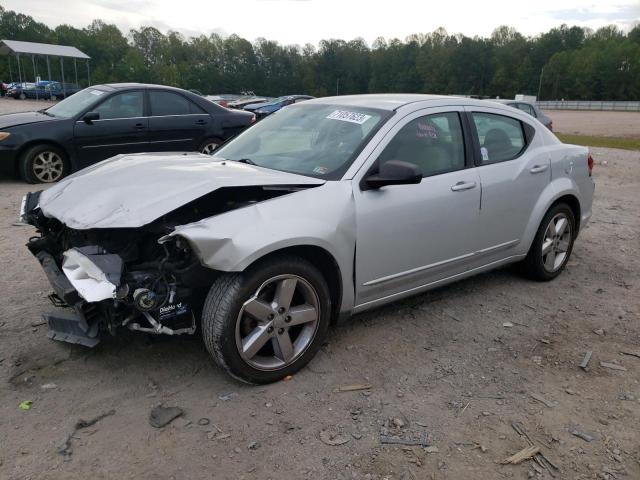 1C3CDZAB8CN155946 - 2012 DODGE AVENGER SE SILVER photo 1