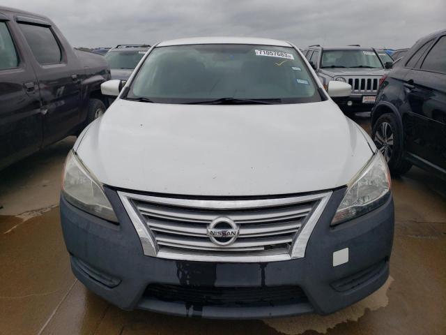 3N1AB7AP7FL670825 - 2015 NISSAN SENTRA S WHITE photo 5