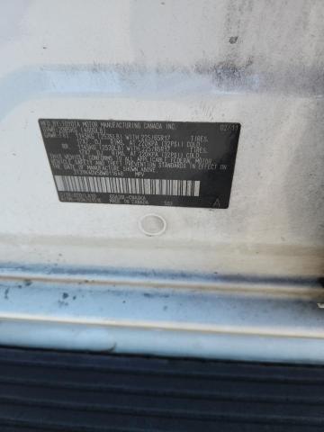 2T3YK4DV5BW011648 - 2011 TOYOTA RAV4 LIMITED WHITE photo 13