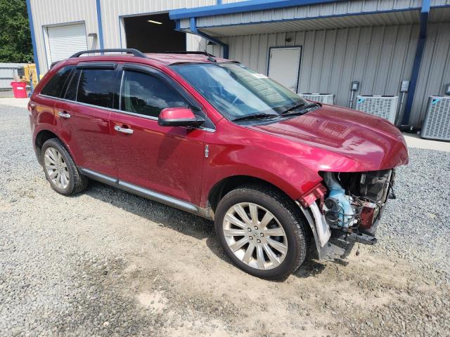 2LMDJ6JK5EBL12323 - 2014 LINCOLN MKX RED photo 4