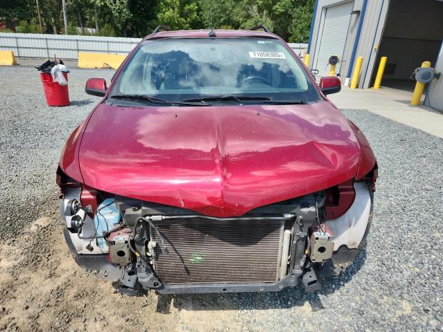 2LMDJ6JK5EBL12323 - 2014 LINCOLN MKX RED photo 5