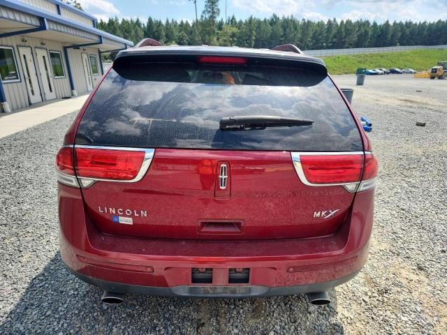 2LMDJ6JK5EBL12323 - 2014 LINCOLN MKX RED photo 6