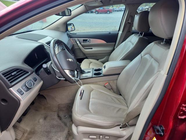 2LMDJ6JK5EBL12323 - 2014 LINCOLN MKX RED photo 7
