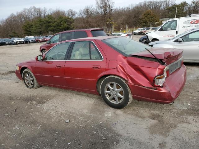 1G6KS54Y83U128423 - 2003 CADILLAC SEVILLE SLS RED photo 2