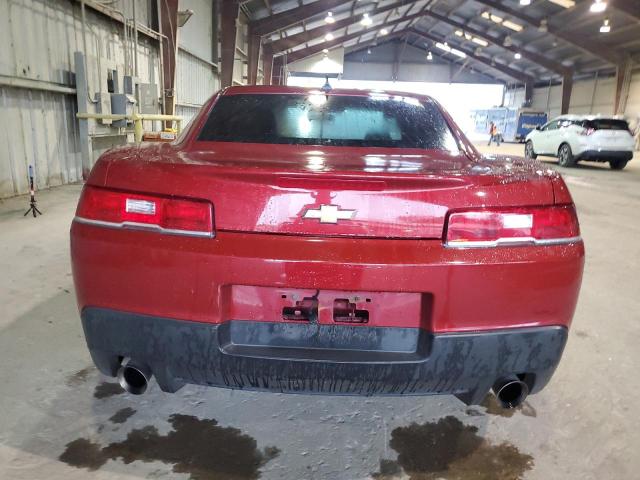 2G1FB1E30F9303302 - 2015 CHEVROLET CAMARO LS RED photo 6