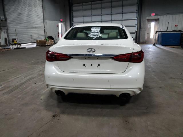 JN1EV7AR8KM558822 - 2019 INFINITI Q50 LUXE WHITE photo 6