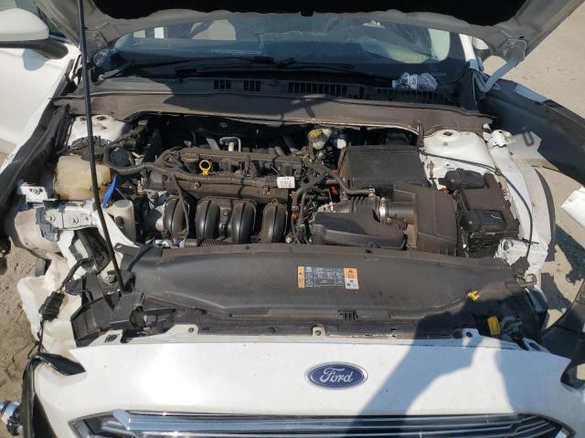 3FA6P0G74DR229169 - 2013 FORD FUSION S WHITE photo 12