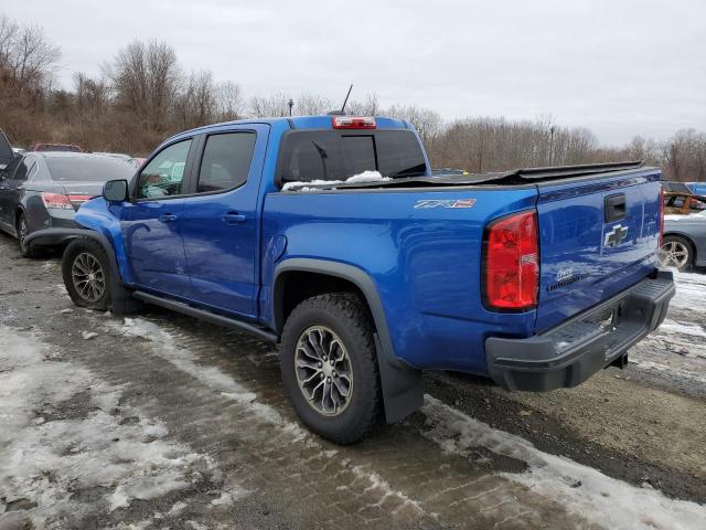 1GCGTEEN1J1243111 - 2018 CHEVROLET COLORADO ZR2 BLUE photo 2