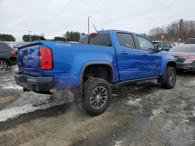 1GCGTEEN1J1243111 - 2018 CHEVROLET COLORADO ZR2 BLUE photo 3