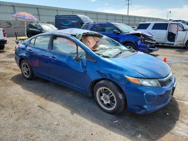 2HGFB2F5XCH575470 - 2012 HONDA CIVIC LX BLUE photo 4