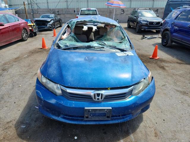 2HGFB2F5XCH575470 - 2012 HONDA CIVIC LX BLUE photo 5