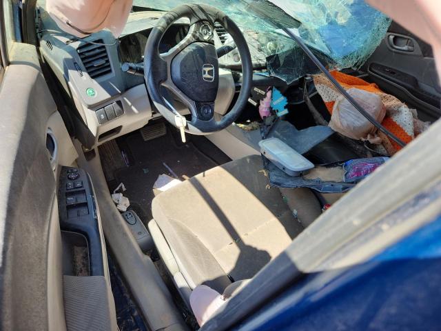 2HGFB2F5XCH575470 - 2012 HONDA CIVIC LX BLUE photo 8