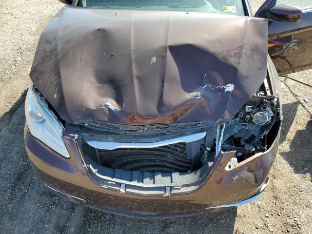 1C3CCBAG7DN729055 - 2013 CHRYSLER 200 LX BROWN photo 11