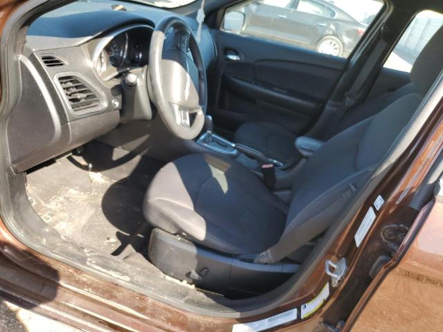 1C3CCBAG7DN729055 - 2013 CHRYSLER 200 LX BROWN photo 7