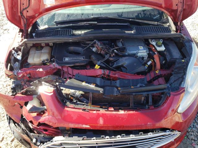 1FADP5BU5DL546443 - 2013 FORD C-MAX SEL RED photo 11