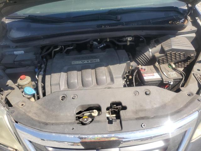 5FNRL3H28AB062710 - 2010 HONDA ODYSSEY LX GRAY photo 12