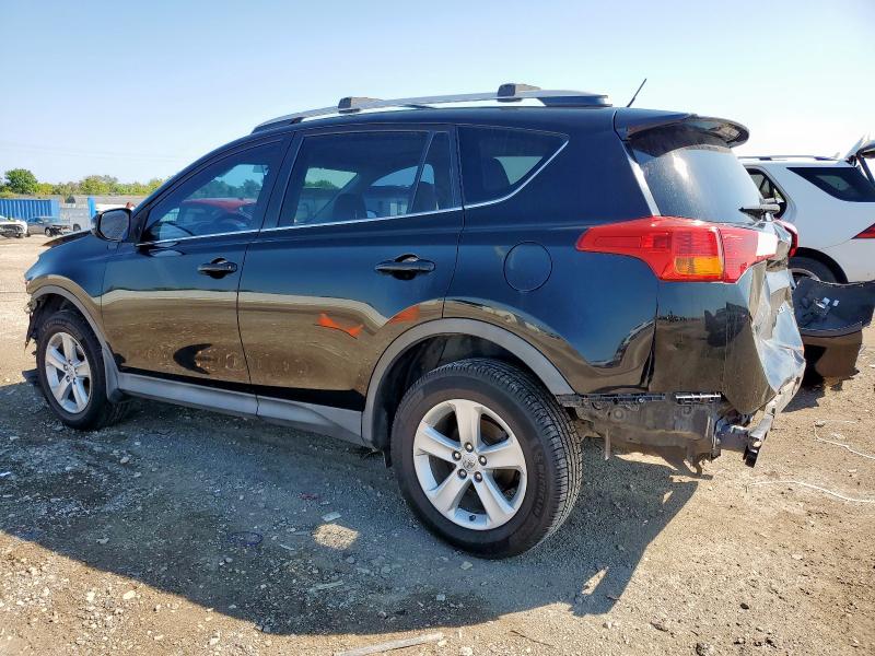 2T3WFREV7DW067830 - 2013 TOYOTA RAV4 XLE BLACK photo 2